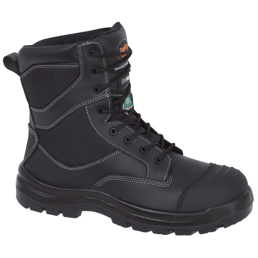 * Pioneer Men'S Safety Work Boots Khyber 8 Csa Leather Deluxe Metal-Free Waterproof Sizes 7-14