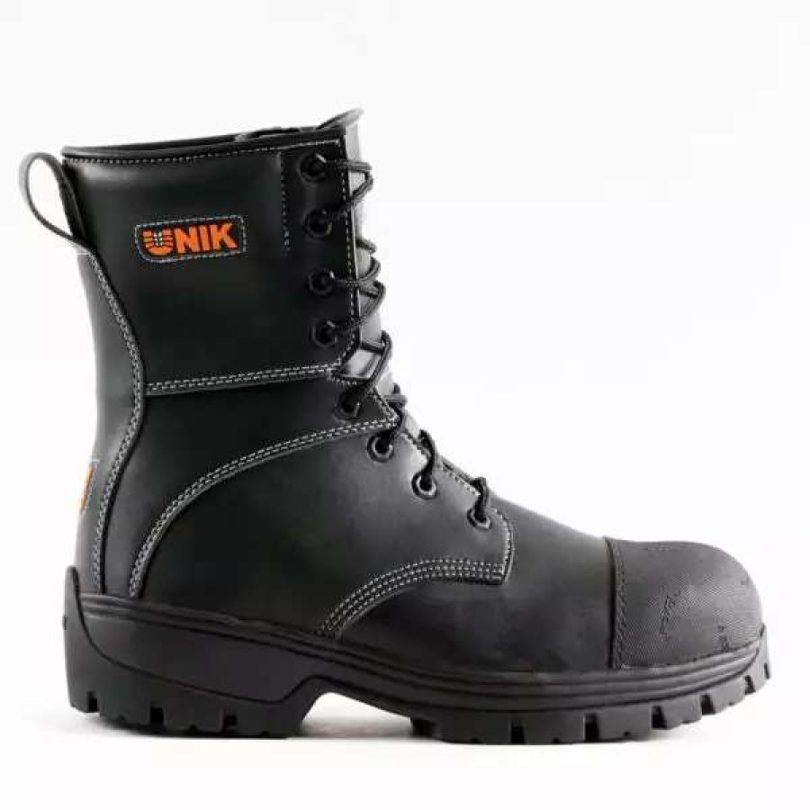 * Unik Men'S Safety Work Boots Chemik 8 Tecno Fiber Chemical Resistant With Vibram Fire & Ice Sole | Sizes 4-14