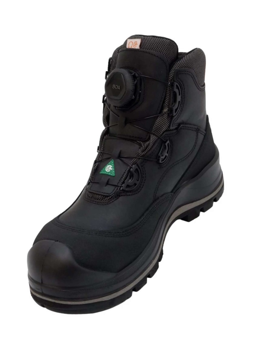 * Grisport Men'S Safety Work Boots Boa Wolf 6 Waterproof With Vibram Sole And Perforated Composite Toe Cap Sizes 7-14