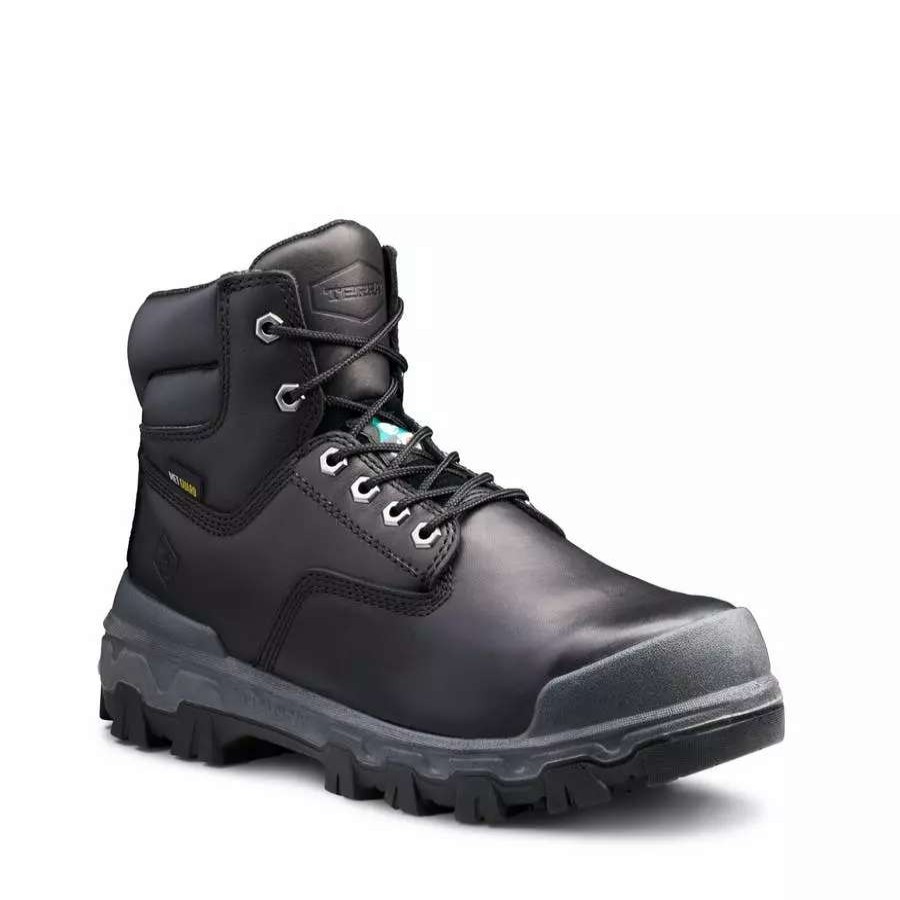 * Terra Men'S Safety Work Boots Sentry 6 Leather Waterproof With Internal Met Guard | Sizes 7-15