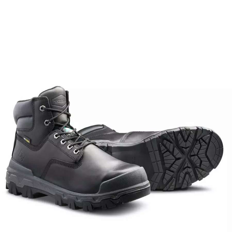 * Terra Men'S Safety Work Boots Sentry 6 Leather Waterproof With Internal Met Guard | Sizes 7-15