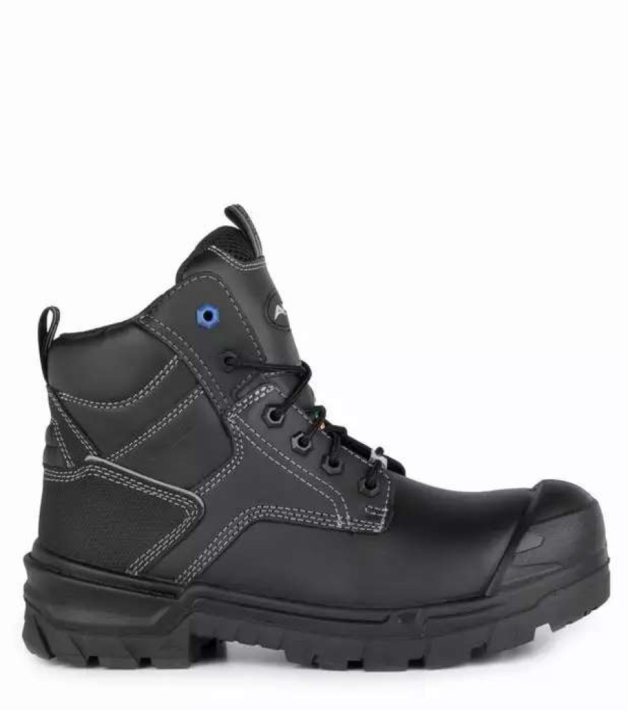 * Acton Men'S Safety Work Boots G3S 6 Premium Leather Waterproof With Composite Toe | Black | Sizes 7 15