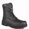 * Acton Men'S Safety Work Boots Prospect 8 Chemtech Microfiber Vegan Waterproof With Steel Toe | Black | Size 7-14