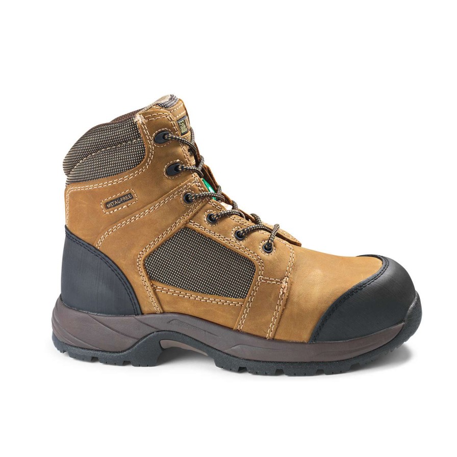 * Kodiak Men'S Safety Work Boots Trakker 6 Hiker Leather Waterproof With Composite Toe And Plate | Brown | Sizes 7-14