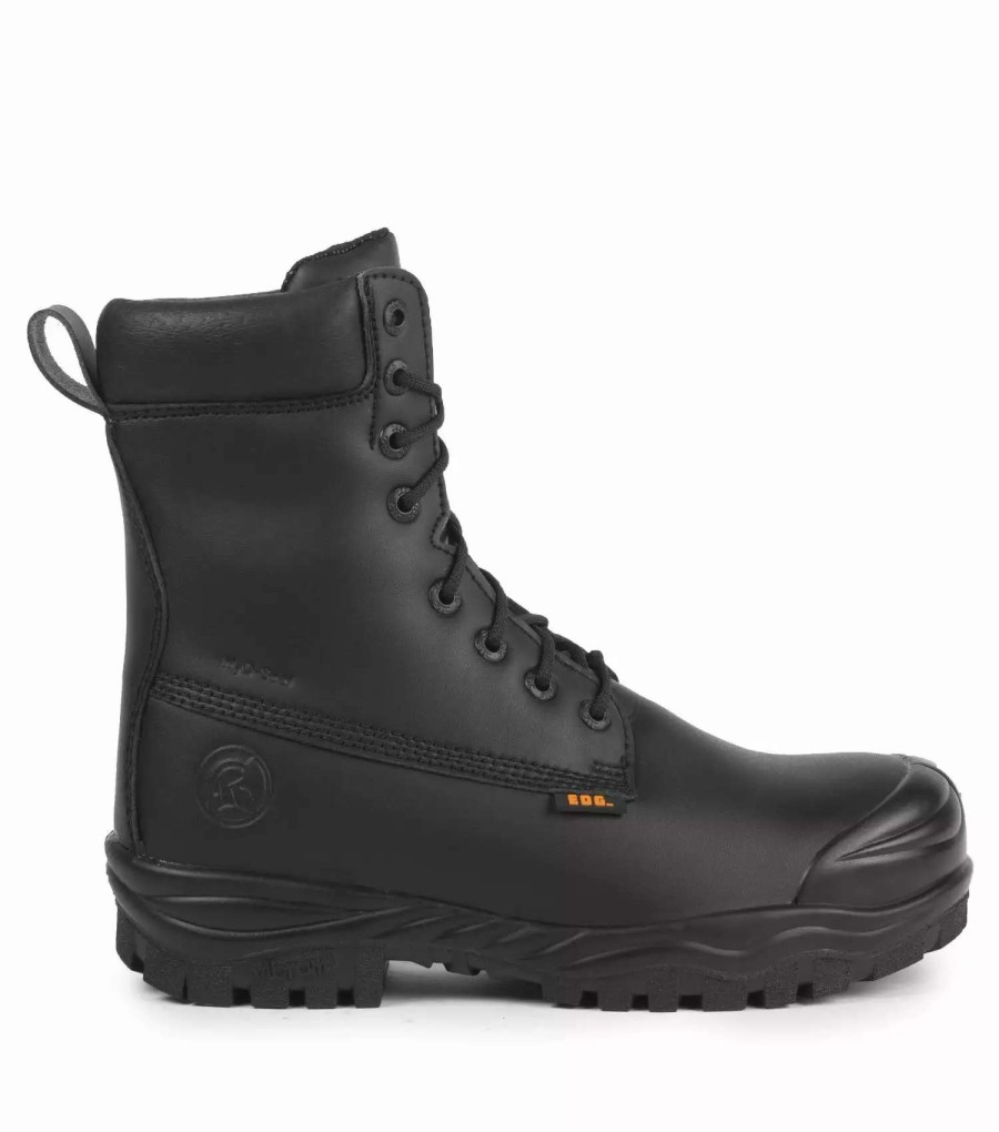 * Stc Men'S Safety Work Boots Maska 8 Chemtech Microfiber Vegan Waterproof With Vibram Fire & Ice Sole Black | Sizes 6-14