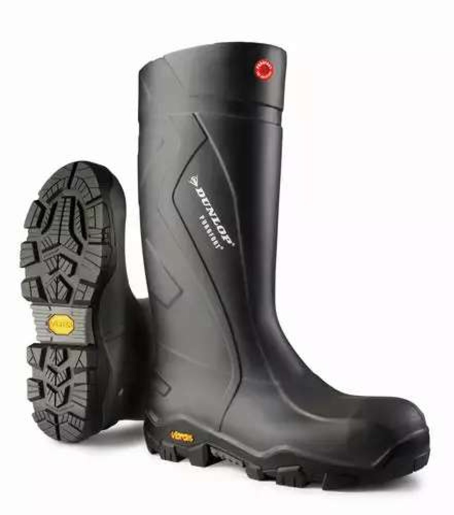 * Dunlop Men'S Safety Work Boots Purofort+ Expander Full With Vibram Xswork Outsole | Sizes 6-16