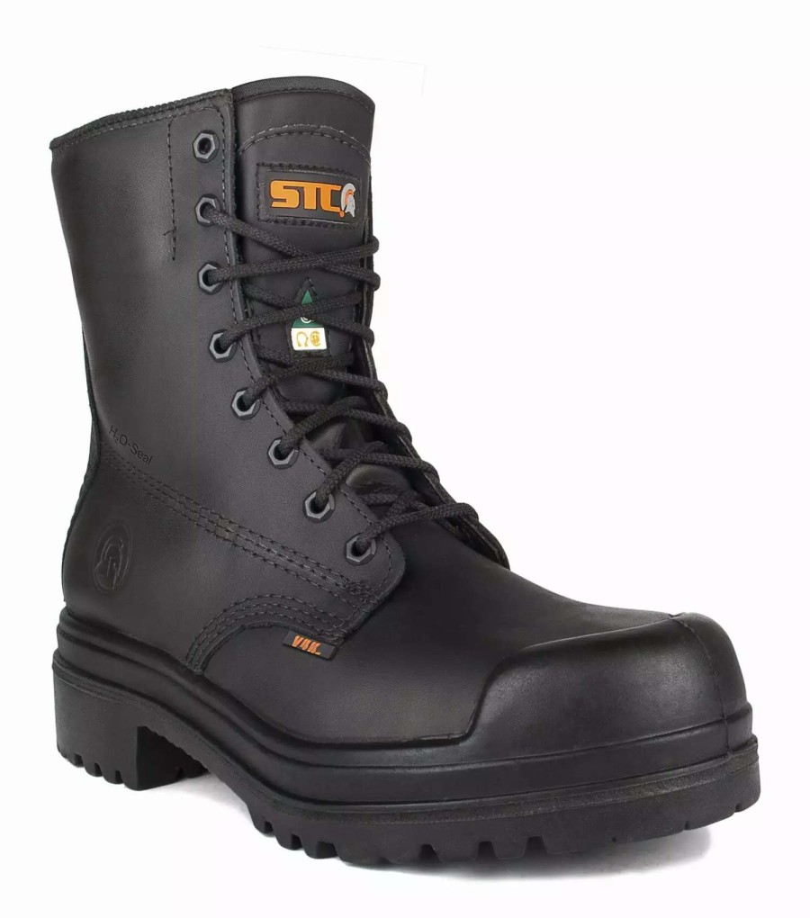 * Stc Men'S Safety Work Boots Dawson 8 Leather Waterproof With Vibram Tc4+ Sole | Sizes 4-14