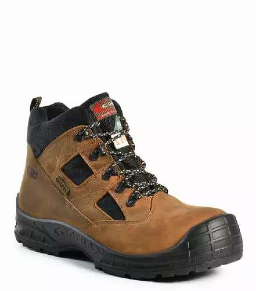 * Cofra Men'S Work Boots Toronto 6 Waterproof Membrane With Composite Toe Protection | Brown | Sizes 7 13