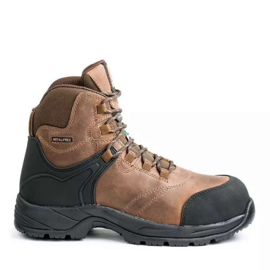 * Kodiak Men'S Safety Work Boots Journey 6 Hiker Leather Waterproof With Composite Toe And Plate | Sizes 7-14