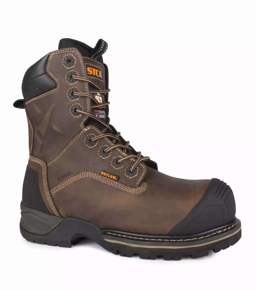 * Stc Men'S Safety Work Boots Rebel 8 Waterproof Metal Free | Sizes 7-14