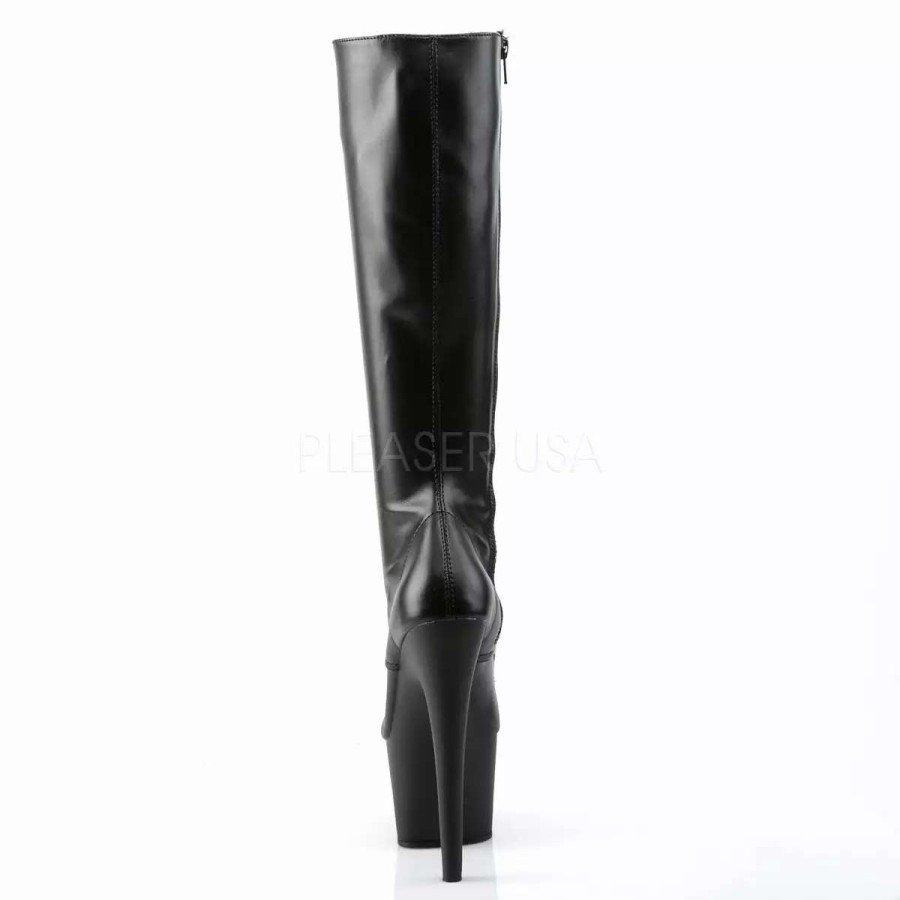 * Pleaser 7 Heel Faux Leather Over The Knee Boots*