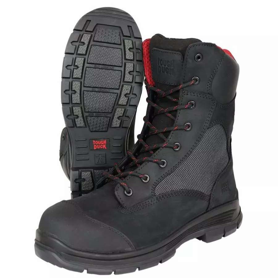 * Tough Duck Men'S Safety Work Boots Sf03 Adelaide Csa 8 Full Grain Leather/Nylon Composite Toe Waterproof Sizes 7-14