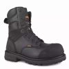 * Stc Men'S Safety Work Boots Duncan Ii 8 Leather Waterproof With Vibram Fire & Ice Sole Black | Sizes 7-14