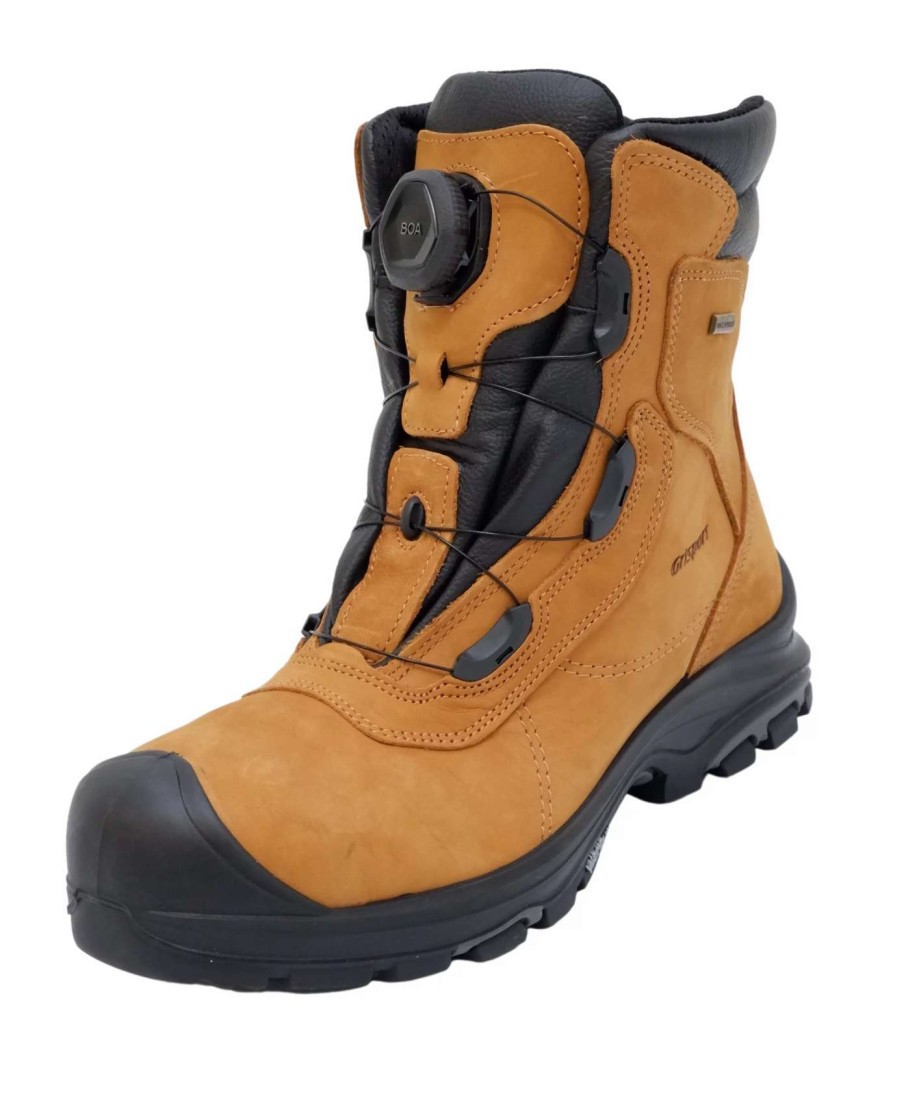 * Grisport Men'S Safety Work Boots Boa Desert 8 Waterproof With Vibram Sole And Perforated Steel Toe Cap Sizes 7-13