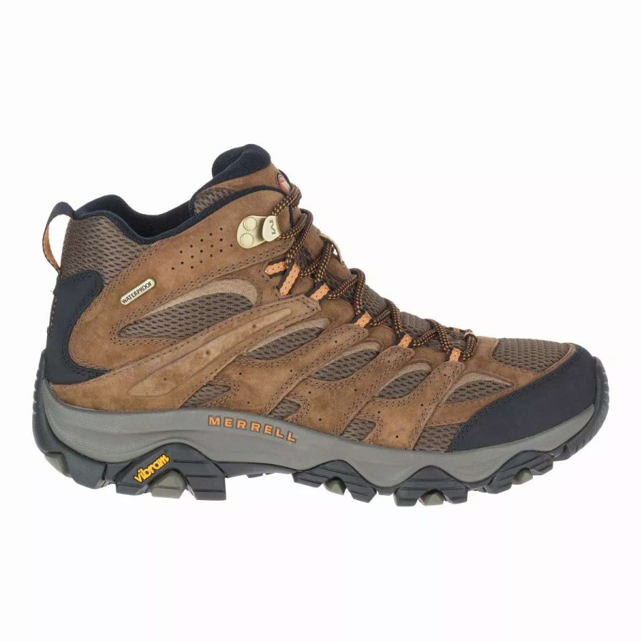 * Merrell Men'S Moab 3 Mid Wide Waterproof Hiking Boots