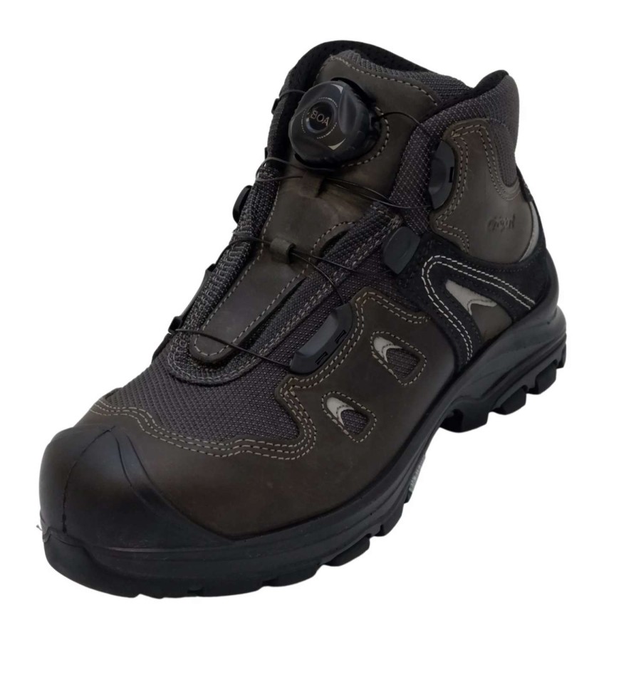 * Grisport Men'S Safety Work Boots Boa Fairweather 6 Steel Toe Cap With Vibram Tc4+ Sole Sizes 7-13