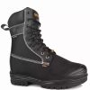 * Stc Men'S Safety Work Boots Larch 8 Ballistic Nylon Waterproof Internal Metguard With Vibram Fire & Ice Sole Black | Sizes 7-14