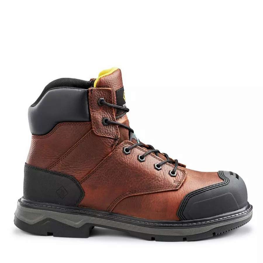 * Terra Men'S Safety Work Boots Patton 6 Leather Waterproof With Aluminum Toe And Composite Plate | Sizes 6-15