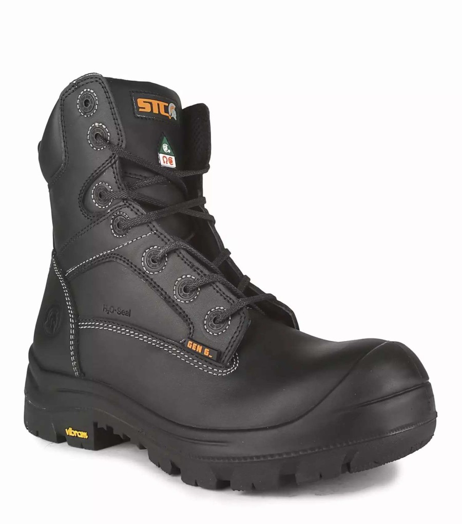 * Stc Men'S Safety Work Boots Morgan 8 Leather Waterproof With Vibram Gen6 Sole | Sizes 5-14