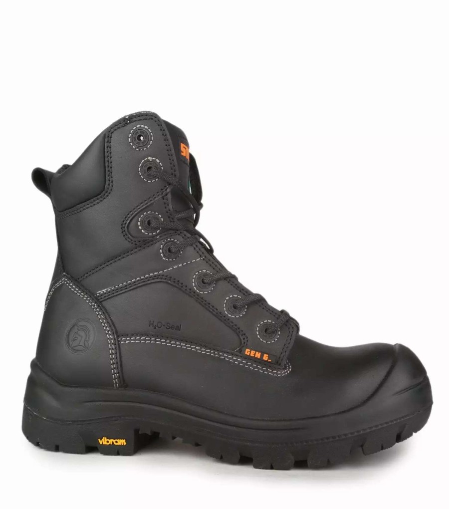 * Stc Men'S Safety Work Boots Morgan 8 Leather Waterproof With Vibram Gen6 Sole | Sizes 5-14