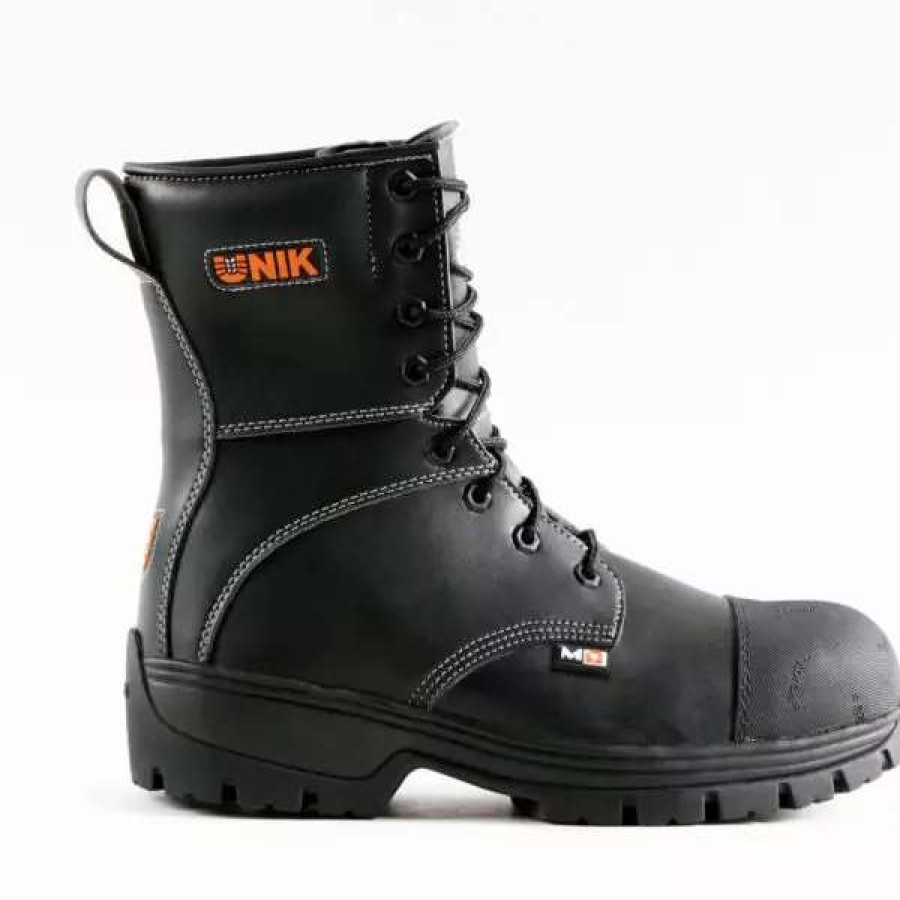 * Unik Men'S Safety Work Boots Chemik 8 Tecno Fiber Chemical Resistant With Internal Flexible Metguard | Sizes 4-14