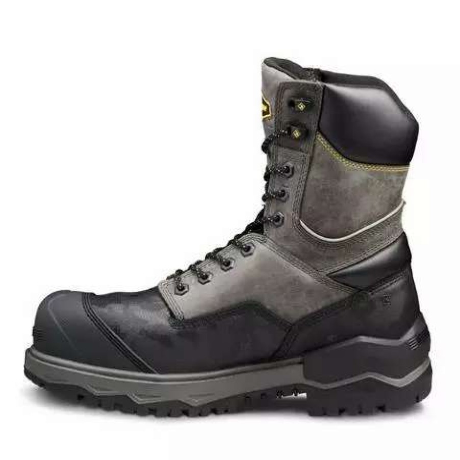 * Terra Men'S Safety Work Boots Gantry 8 Rugged Leather Waterproof With Vibram Fire & Ice Sole | Sizes 7-16