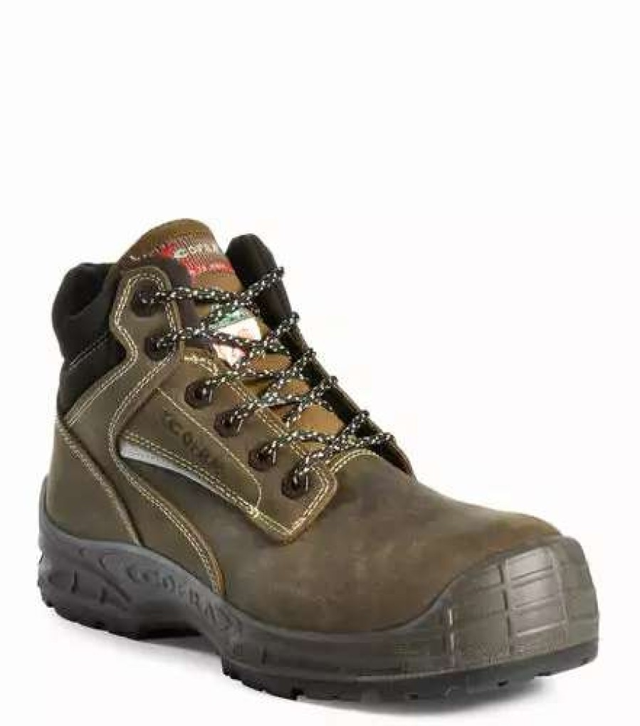 * Cofra Men'S Safety Work Boots Montpellier 6 Nubuck Leather Water Repellent With Composite Toe | Sizes 7-14