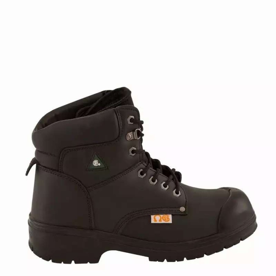 * Nats Men'S Safety Work Boots S310 Csa 6 Full Grain Leather Steel Cap And Sole Sizes 7-13