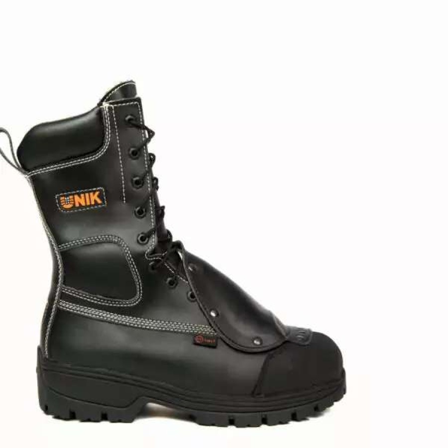 * Unik Men'S Safety Work Boots Terminator 10 Tecno Fiber Chemical Resistant Waterproof With External Rigid Metguard | Sizes 4-14