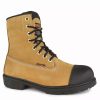 * Stc Men'S Safety Work Boots Hardcore 8 Norwegian Cut Leather Waterproof With Steel Toe Tan | Sizes 7-14