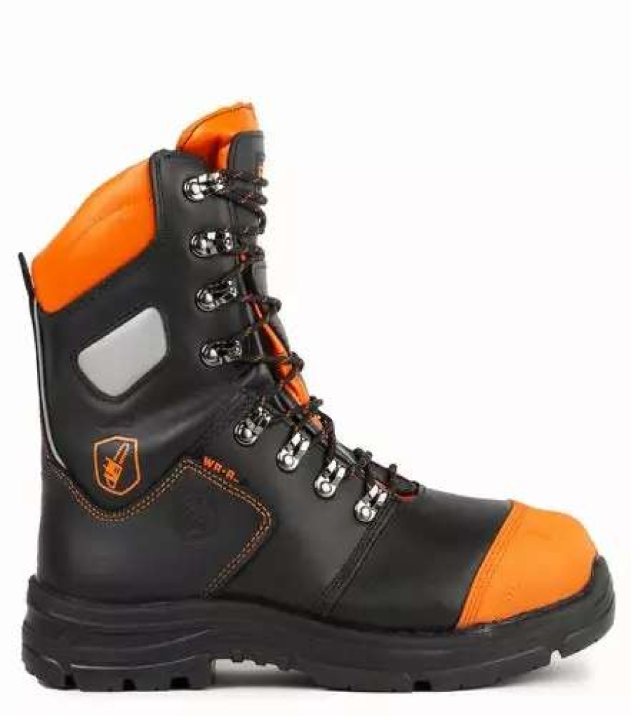 * Stc Men'S Safety Work Boots Battler 8" Csa Leather Waterproof Chainsaw Protection | Sizes 5-14